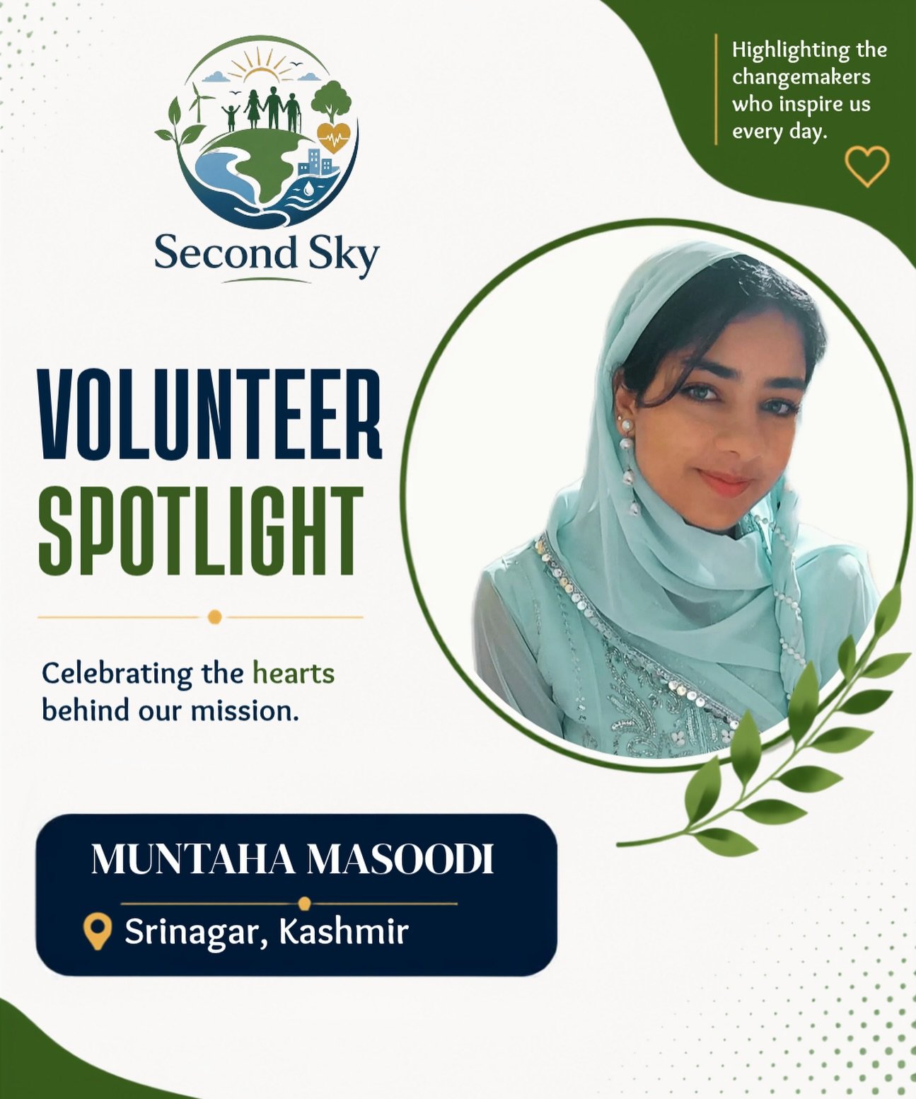 Iโm Muntaha, a Class 12 student from Kashmir, passionate about social work, storytelling, and understanding society through a human lens. Iโm particularly interested in working with communities, children, and issues of marginalisation and social inequality. Through volunteering, I hope to contribute meaningfully, learn from people and their experiences, and use my skills in communication, research, and creativity to create a positive impact.
Glad to have you with us @muntaha_masoodi๐
#volunteer #socialwork #teamwork #secondsky #volunteering